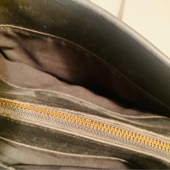 Coach Vintage Classic Compartment Shoulder/Tote Black Glovetanned Leather - Picture 8 of 13